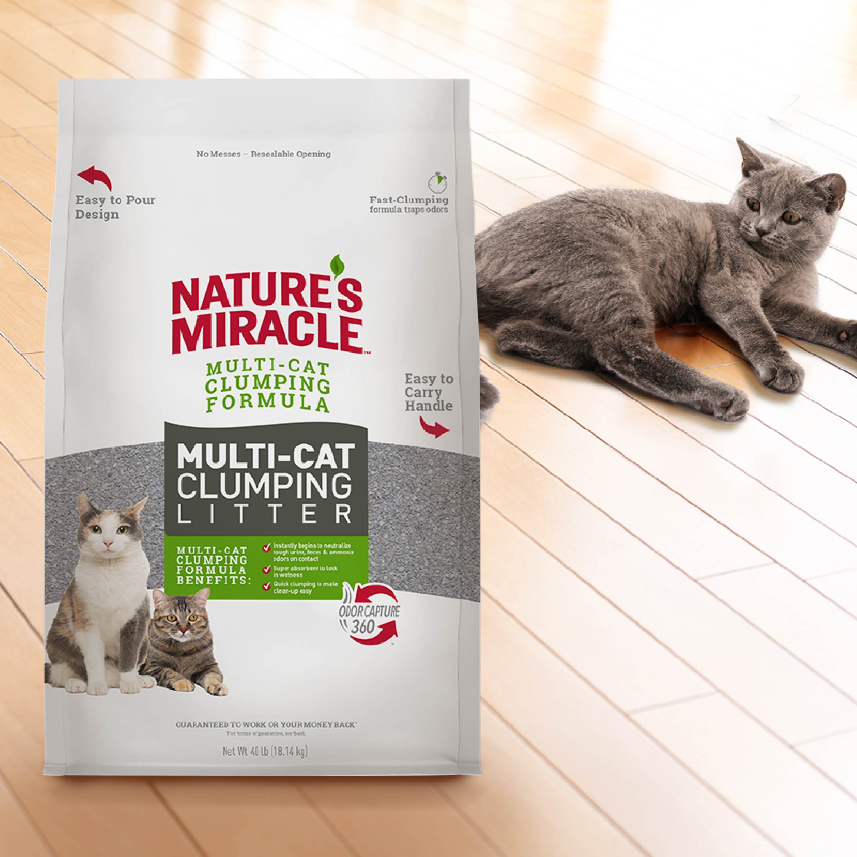 Nature's miracle hot sale cat litter